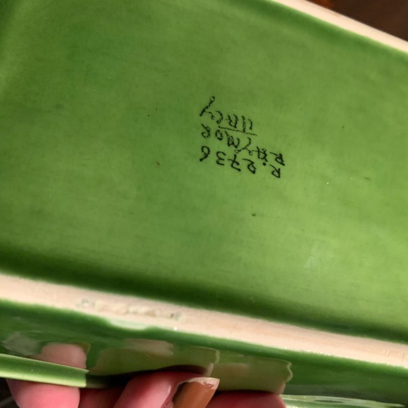 Vintage Bitossi green owl collector ceramic cigarette box - Picture 6 of 6